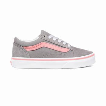 Gyerek Vans Pop Old Skool Sportcipõ VA3178409 Szürke/Rózsaszín